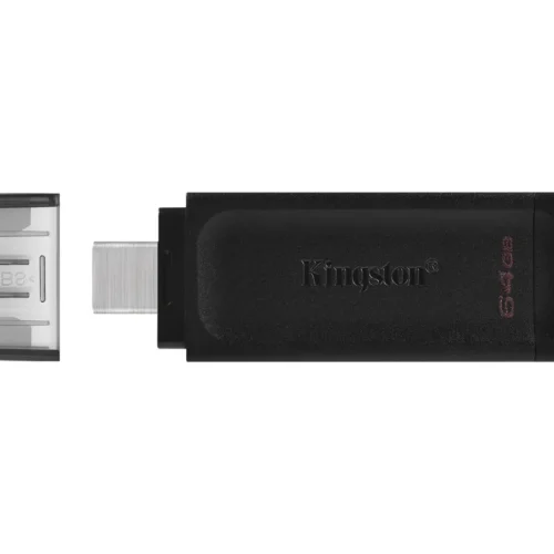 ФЛАШ ПАМЕТ Kingston USB flash drive DataTraveler 70 - USB 3.2 Gen 1 - 64 GB - Black - PN