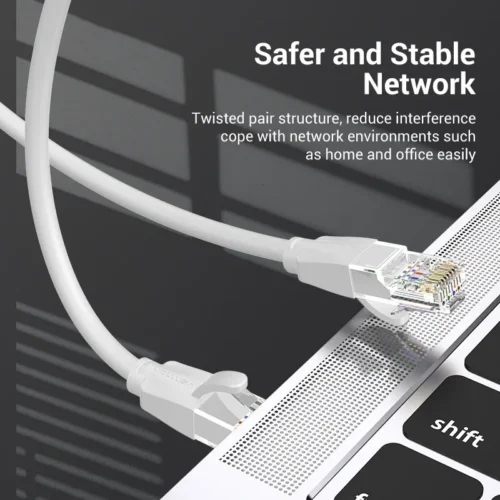 Vention Кабел LAN UTP Cat.6 Patch Cable – 1M Gray – IBEHF