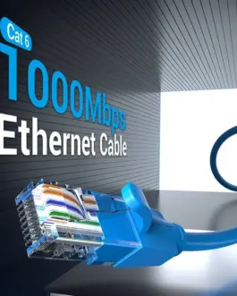 Alternative view of Vention Кабел LAN UTP Cat.6 Patch Cable - 1.5M Blue - IBELG