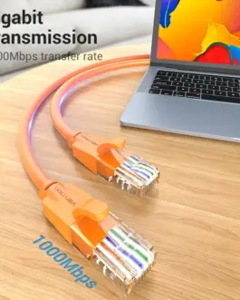 Alternative view of Vention Кабел LAN UTP Cat.6 Patch Cable - 1M Orange - IBEOF