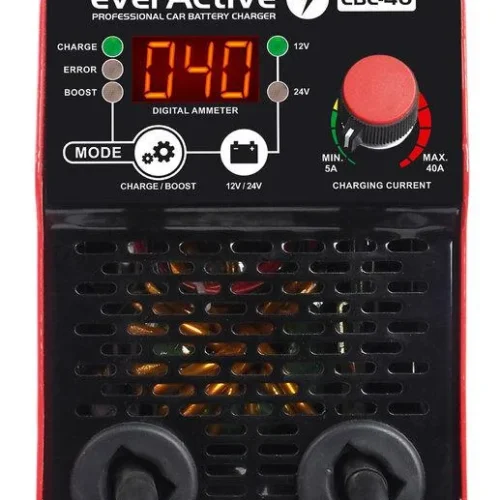 Зарядно токоизправител с инвертор за акумулатори 12V/24V everActive CBC-40 до 40А за