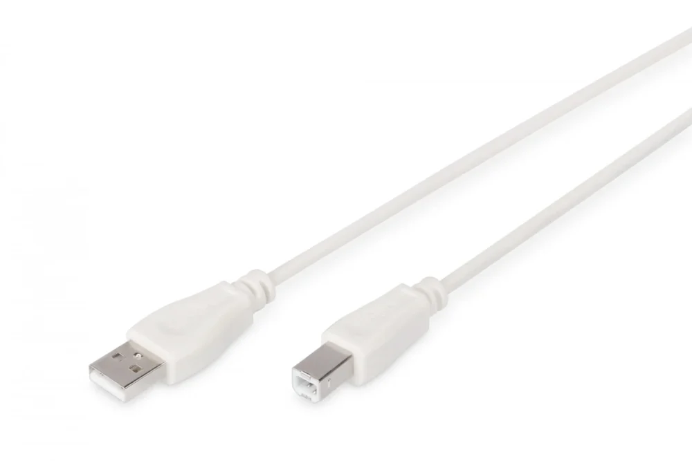 КАБЕЛ USB DIGITUS - USB-A to USB-B - 18 m - Beige - PN AK-300102-018-E