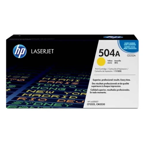 КАСЕТА ЗА HP Color Laserjet CM 3530/CP 3525 - Yellow - /504A/ - PN CE252A