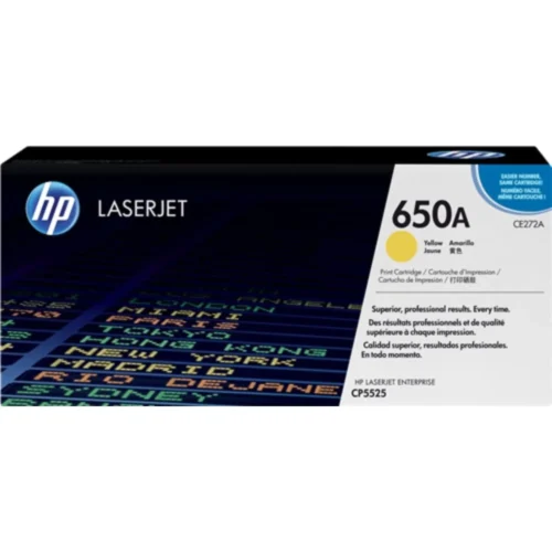 КАСЕТА ЗА HP Color Laserjet CP 5520/5525 - Yellow -  /650A/ - PN CE272A