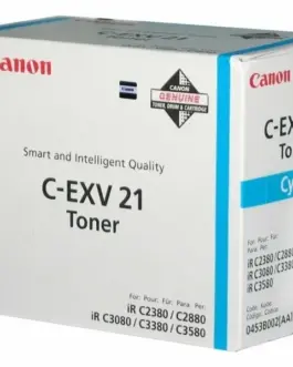 TОНЕР ЗА CANON IR C2880/C3380 - TYPE C-EXV21 - Cyan - PN CF0453B002[AA]