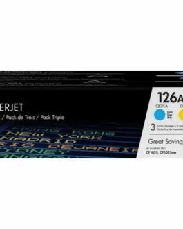 КОМПЛЕКТ 3 КАСЕТИ ЗА HP Color Laserjet CP 1025/1025NW  - TRIPLE PACK - C/M/Y - CE311A/CE312A/CE313A -  /126A/ - PN