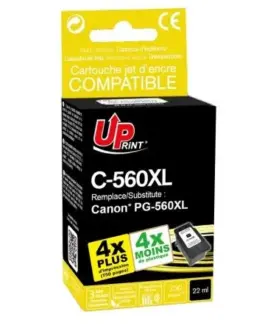 Мастилница UPRINT, CANON PG-560XL, Черен