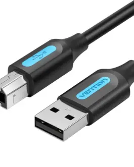 Vention Кабел USB 2.0 A Male to B Male Black 0.5m - COQBD
