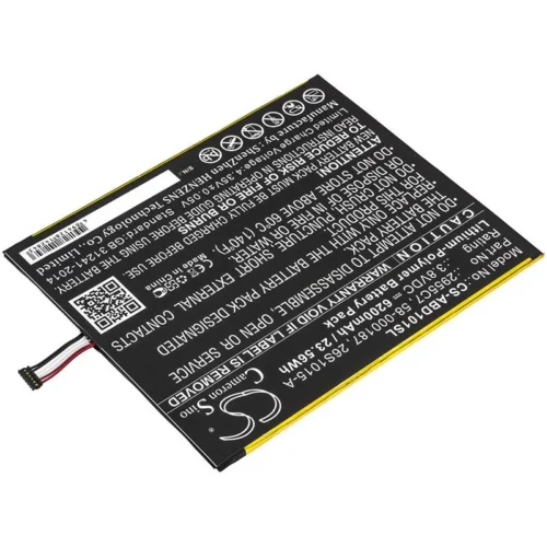 Alternative view of Батерия за таблет CS-ABD101SL за AMAZON KINDLE Fire HD 10.1  3,8V 6200mAh CAMERON SINO