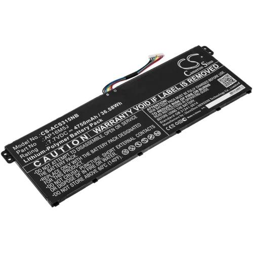 Alternative view of Батерия  за лаптоп ACER AP16M5J  Aspire 3 A315-21 LIPo 7,7v 4750mA Cameron Sino