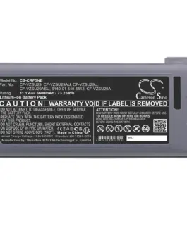 Батерия за лаптоп Panasonic Toughbook CF-29 CF-51 CF-53  CF-VZSU29 LiIon 111V 6600mAh CAMERON