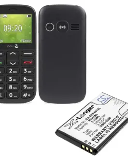 Alternative view of Батерия за мобилен телефон   DORO 1350, 1361, 6520, 6530, Primo 805  DBP-800B  LiIon 3,7V 900mAh CAMERON SINO