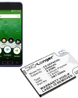 Alternative view of Батерия за мобилен телефон  DORO 8035, DSB-0170  DBT-2500A LiPo  3,8V 2350mAh CAMERON SINO