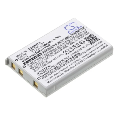 Alternative view of Батерия за апарат NIKON EN-EL5  Li-Ion 3.7V 1000mAh Cameron Sino