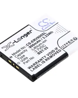 Батерия за мобилен телефон Sony Z800 G700 K800i Z750 BST-33 LiIon  37V 900 mA Cameron