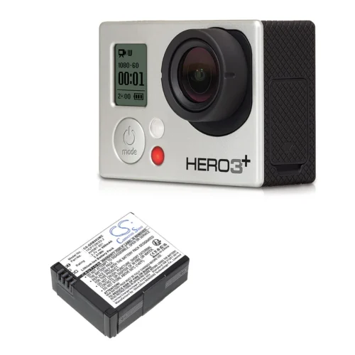 Alternative view of Батерия за камера GO PRO Hero 3; HERO 3 Plus  AHDBT-201  3,7V 950mAh LIIon Cameron Sino
