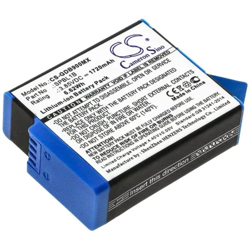 Батерия за камера GO PRO Hero 9; HERO 10; Hero 11; Hero 12  AHDBT-901  385V 1720mAh   LIIon Cameron