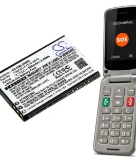 Alternative view of Батерия за мобилен телефон Gigaset GL390, GL590 V30145-K1310-X470  LiIon 3,7V 800mAh CAMERON SINO