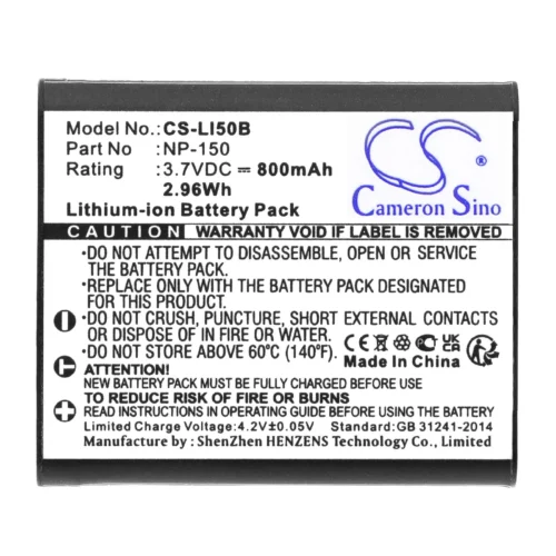 Батерия за апарат Cameron Sino 3.7V 800mAh LiIon  OLYMPUS Li50
