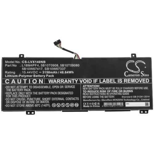 Батерия за лаптоп LENOVO L18M4PF4 Xiaoxin Air 14 2019 Ideapad S540-14IWL 1544V 3150mAh CAMERON