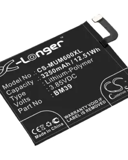 Батерия за мобилен телефон XIAOMI Mi6 BM39 385V 3250mAh LiPo CAMERON SINO