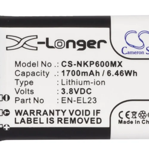 Батерия за апарат NIKON EN-E23 Coolpix P600; P900 LiIon 3