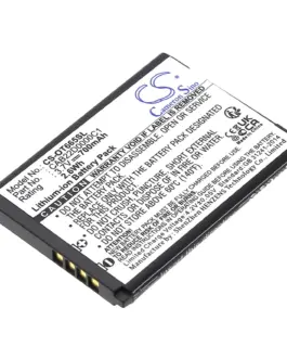 Батерия за мобилен телефон  ALCATEL 2010D One Touch 356 One Touch 665  CAB22B0000C1 LiIon 37V 700mAh CAMERON