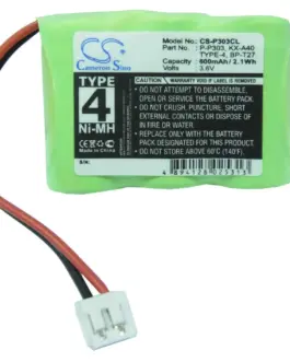 Батерия за телефон 3* 1/2АА 3.6V NiMH 600mAh V Tech 2417  KX-A40 Cameron Sino