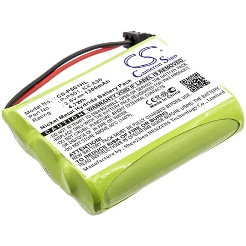 Alternative view of Батерия за телефон 3* АА 3.6V NiMH 1300mAh GPT392 KX-A36 Cameron Sino
