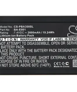 Батерия за портативен принтер BROTHER PT-E300 PT-E500 PJ7 LiIon 74V 2600mAh CAMERON