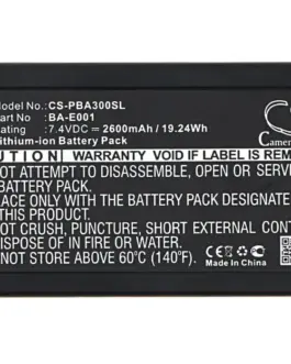 Батерия за портативен принтер BROTHER PT-E300 PT-E500 PJ7 LiIon 74V 2600mAh CAMERON