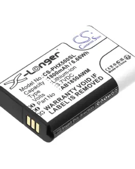 Батерия за мобилен телефон   PHILIPS AB1720AWM AB1790AWM Xenium 9A9K LiIon 37V 1800mAh CAMERON