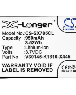 Батерия за телефон Siemens Gigaset SL780  37V 950mAh LiIon CAMERON SINO