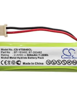 Батерия за телефон 2.4V NiMH 500mAh BT-183482 за V TECH 89134801; DS6401DS6401 Cameron