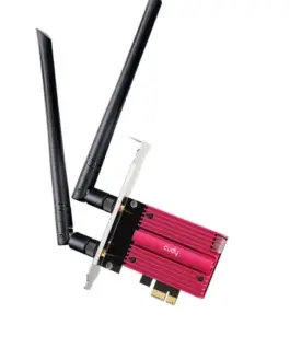 Мрежова карта Cudy WE9300 PCIe 3-бандов 5.7 Gbps 2.8 Gbps 688 Mbps WiFi 7 Bluetooth