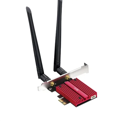 Alternative view of Мрежова карта Cudy WE9300, PCIe, 3-бандов, 5.7 Gbps, 2.8 Gbps, 688 Mbps, WiFi 7, Bluetooth 5.4