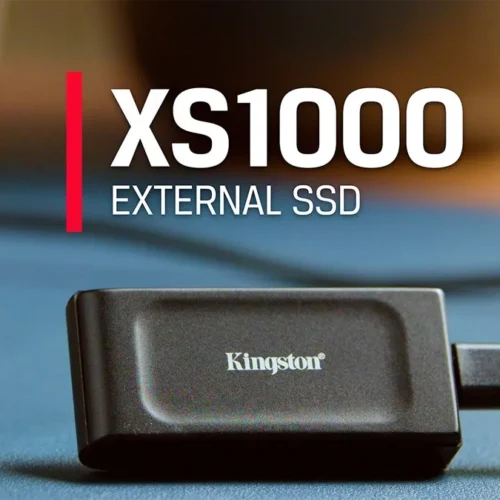 Външен твърд диск Kingston external hard drive XS1000 – 1TB – USB 3.2 Gen 2 – Black – PN