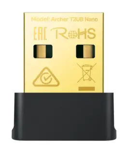 АДАПТЕР TP-LINK ARCHER T2UB NANO - Black - PN TPLACT2UBN