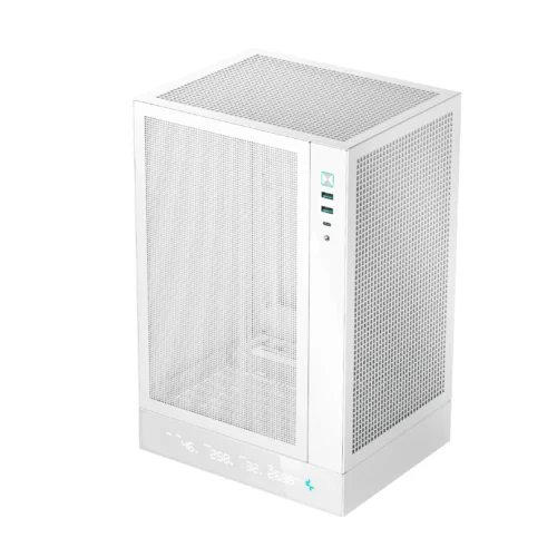 DeepCool кутия Case mini-ITX - CH170 DIGITAL White
