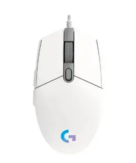 Геймърска МИШКА LOGITECH G102 Lightsync USB - White - PN 910-005824