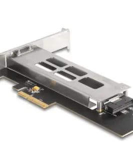 Вътрешна тава Delock PCI Express Card за 1 x M.2 NVMe SSD - Low Profile Form Factor