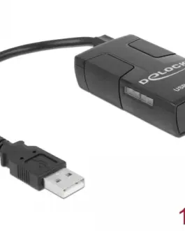 Адаптер Delock USB Isolator with 5 kV Isolation 1 x USB 1.1 type-A male (host) 1 x USB 1.1 type-A female (device 1 x DC