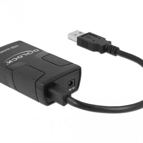 Alternative view of Адаптер Delock USB Isolator with 5 kV Isolation, 1 x USB 1.1 type-A male (host), 1 x USB 1.1 type-A female (device, 1 x DC ja