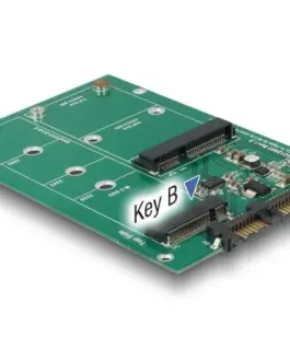 Конвертор Delock SATA 22 pin > 1 x M.2 + 1 x mSATA