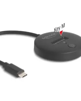 Докинг станция Delock USB-C - M.2 NVMe / SATA SSD 10 Gbps