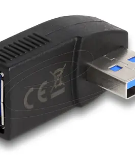 Адаптер Delock USB 3.0 мъжко-женско под ъгъл 270°