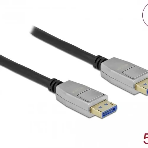 Alternative view of Кабел Delock DisplayPort 2.0 мъжко - DisplayPort мъжко, 5.0м, 10K, Черен