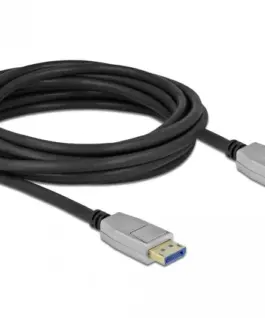 Кабел Delock DisplayPort 2.0 мъжко - DisplayPort мъжко 5.0м 10K Черен