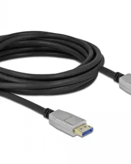 Кабел Delock DisplayPort 2.0 мъжко - DisplayPort мъжко 5.0м 10K Черен