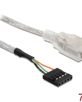 Кабел DeLock USB 2.0-A - pin header 70 cm